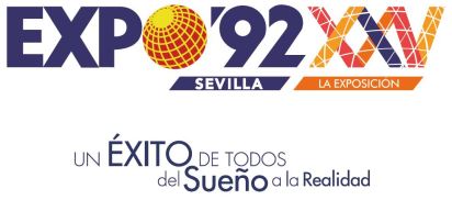 Logotipo exposicón 25 aniversario EXPO'92
